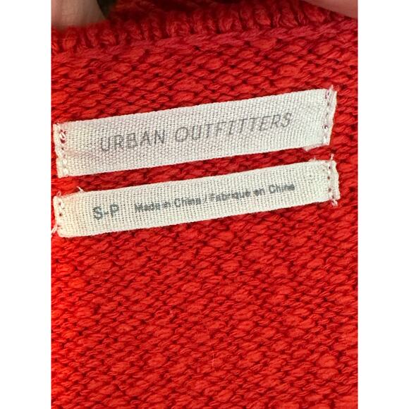 Urban Outfitters Orange Molly Ruffle One Shoulder Crop top Size Small - Picture 3 of 16